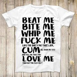 beat bite whip me design top adam ants vintage tee super cool hipster fashion best gift men women t shirt 2708 1