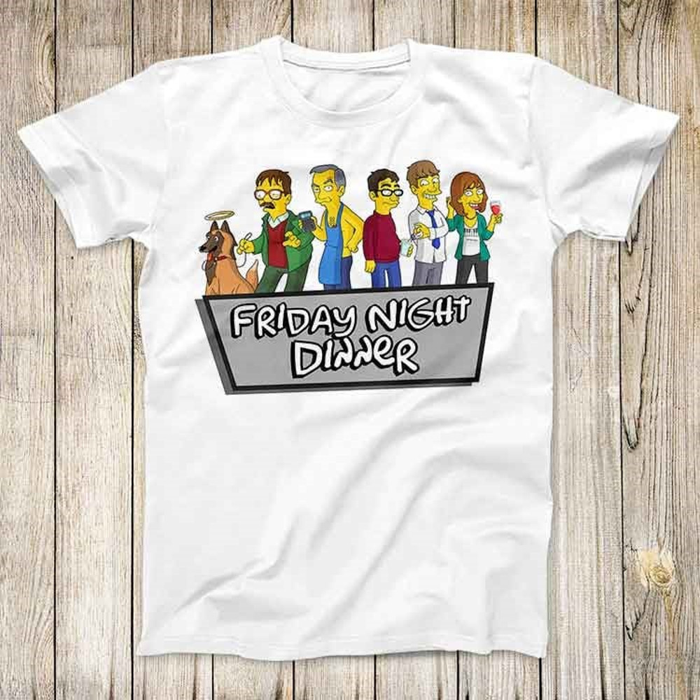 Friday Night Dinner Movie Tee Simpsons Parody Gift Shalom Jackie Wilson Art Cool Top T Shirt 2645.jpg
