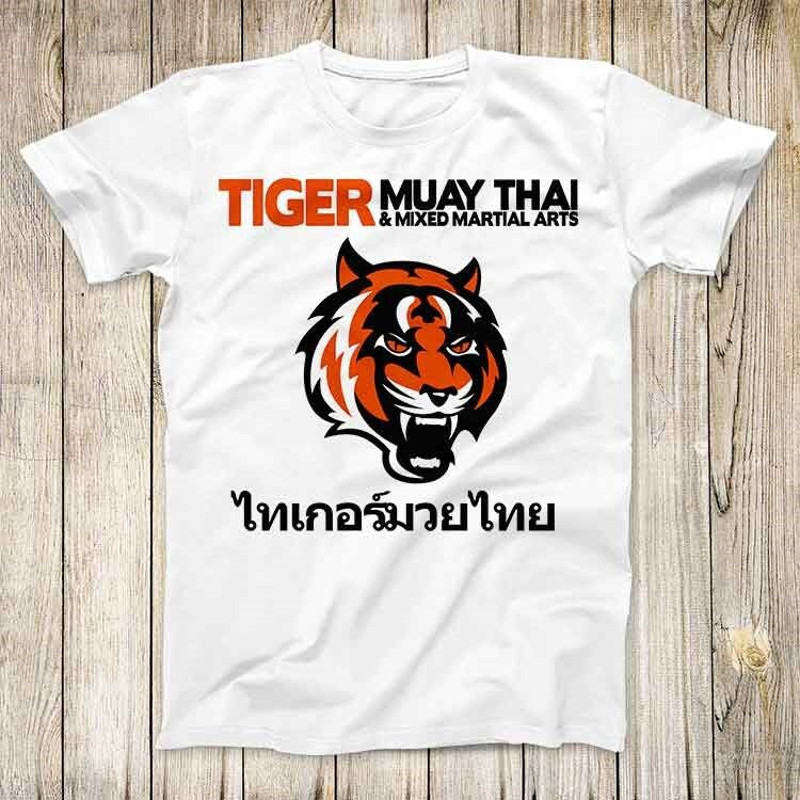 Muay Thai Tiger Fighting Tee Thailand Sport Design Super Cool Men Women Fashion Gift Top T Shirt 2722.jpg