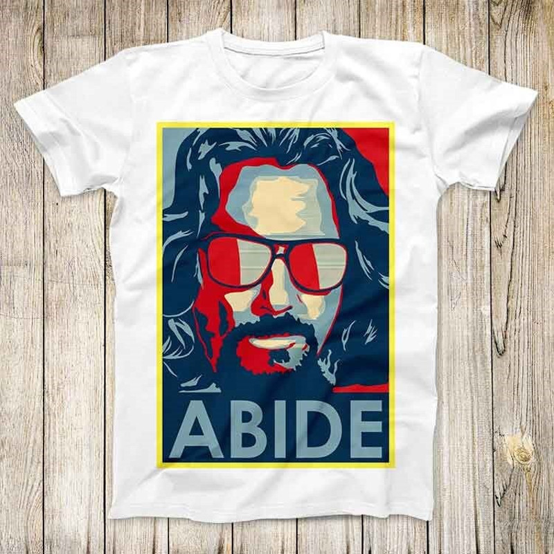 The Big Lebowski Tee The Dude Abide Top Design Funny Film Super Cool Vintage Gift Unisex T Shirt 2741.jpg