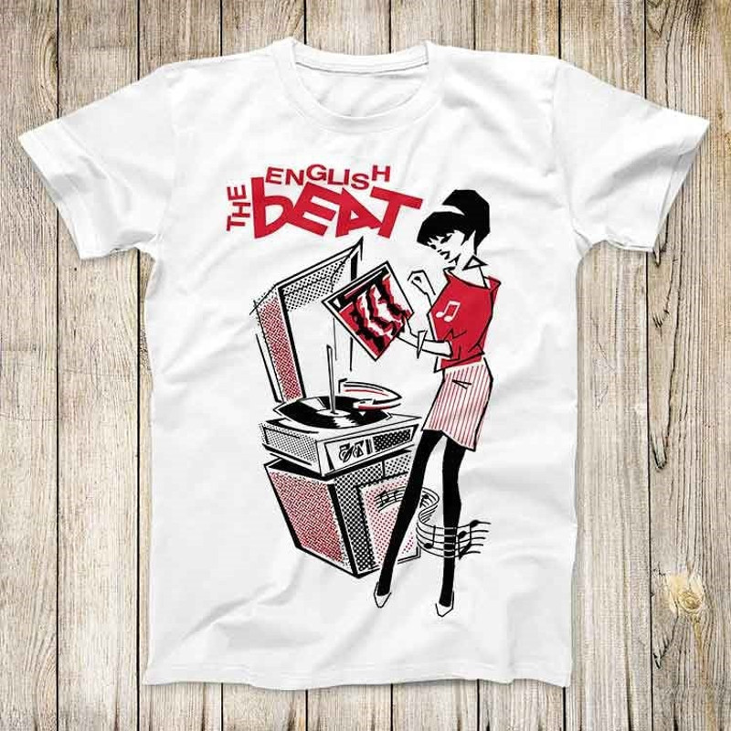 The English Beat Tee Rude Girl Design Top Super Cool 2 Tone Ska Vintage Unisex Best Fashion Gift T Shirt 2704.jpg