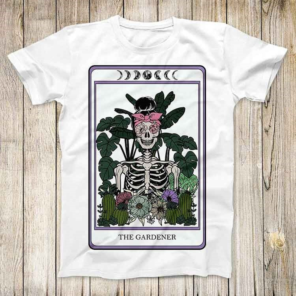The Gardener Tarot Card Gardening Planting Lover Plant Lady Moon Phase Top Tee Best Cute Gift Men Women Unisex T Shirt 3115.jpg