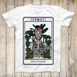 the gardener tarot card gardening planting lover plant lady moon phase top tee best cute gift men women unisex t shirt 3