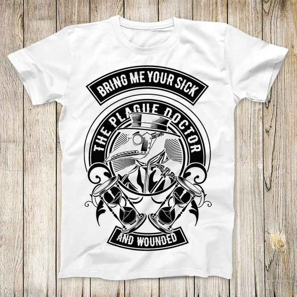 The Plague Doctor Illustration Fashion Top Design Tee Super Cool Men Women Unisex Best Gift T Shirt 2606.jpg