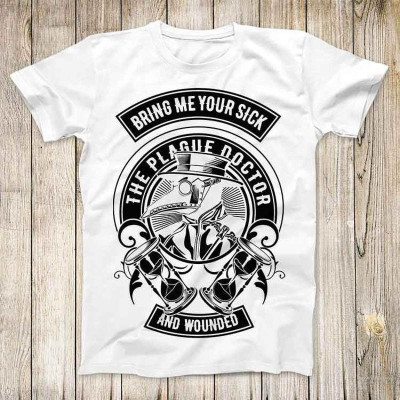 The Plague Doctor Illustration Fashion Top Design Tee Super Cool Men Women Unisex Best Gift T Shirt 2606.jpg