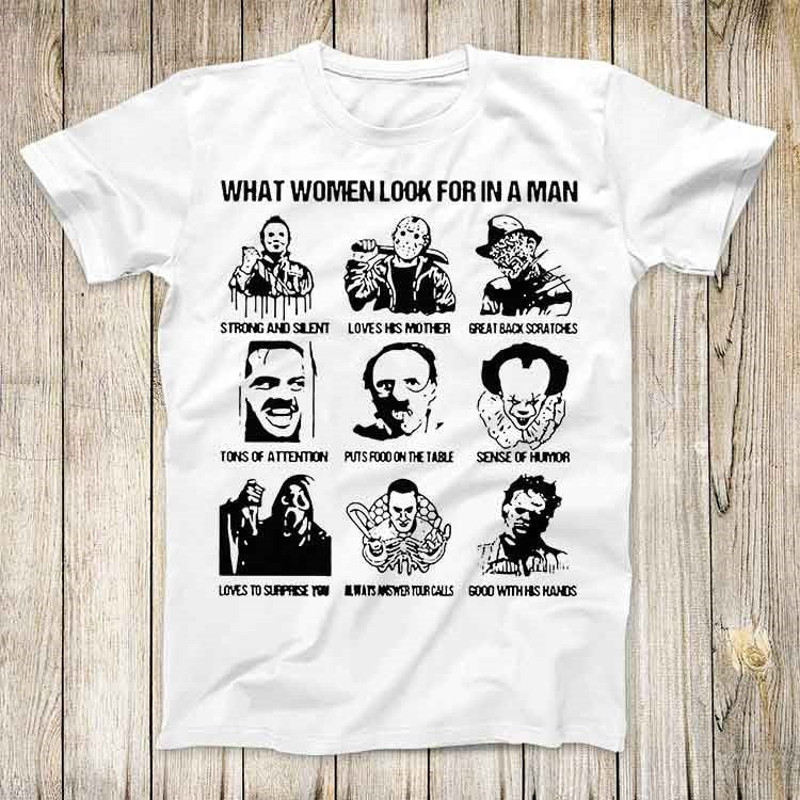 What Women Want Horror Movie Stars Scary Halloween Gift Top Tee Best Cute Gift Men Women Unisex T Shirt 3121.jpg
