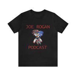 joe rogan podcast sonic meme shirt   funny shirts, parody tees, sonic meme tee, funny gift shirt, funny joe rogan meme,