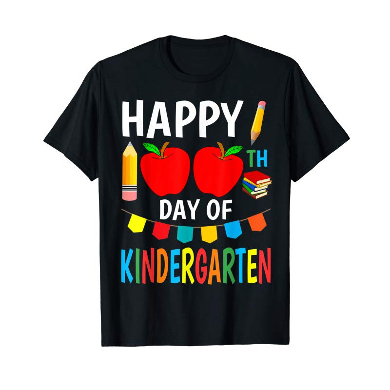 Adorable 100th Day Of Kindergarten T-Shirt 2020 Men Kids Boys Girls T-Shirt - Tees.Design.png