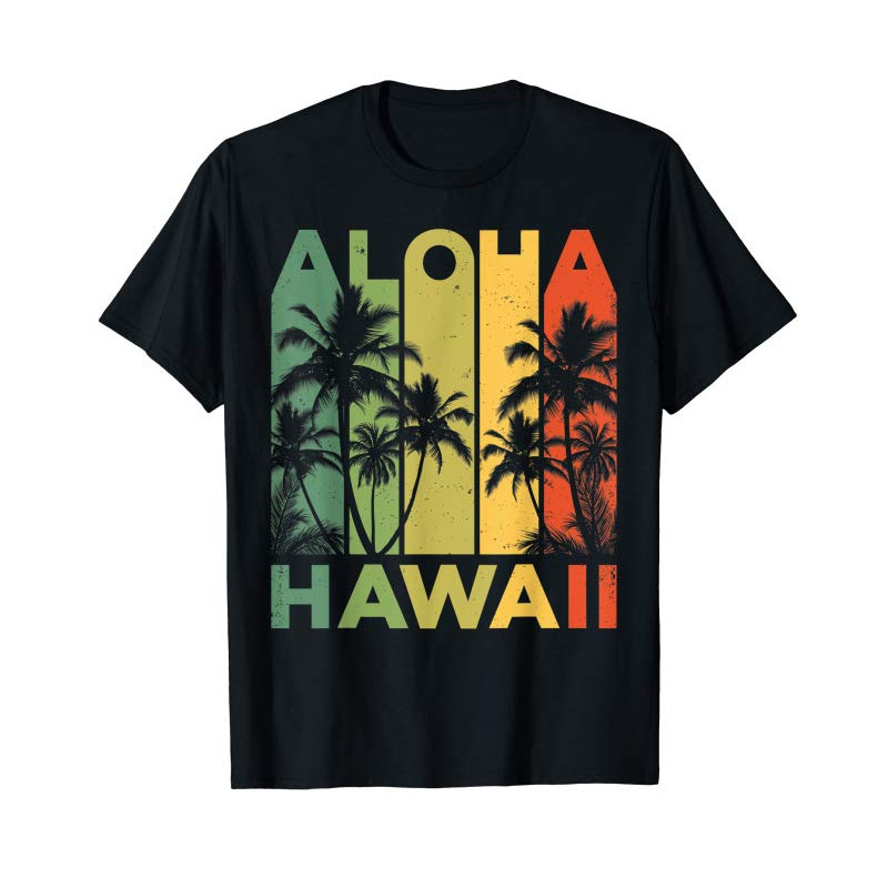 Adorable Aloha Hawaii Hawaiian Island T Shirt Vintage 1980s Throwback - Tees.Design.png