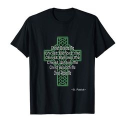 adorable celtic cross shirt st patricks prayer christian gifts t-shirt