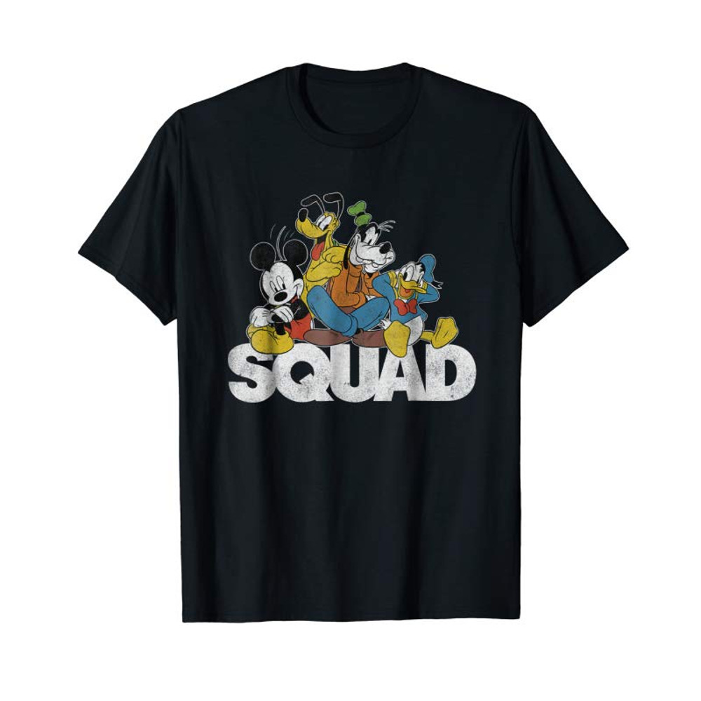 Adorable Classic Mickey Mouse Squad Graphic T-shirt - Tees.Design.png