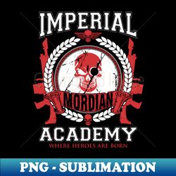 MORDIAN - IMPERIAL ACADEMY - Sublimation-Ready PNG File - Stunning Sublimation Graphics