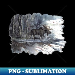 moose - png sublimation digital download - capture imagination with every detail