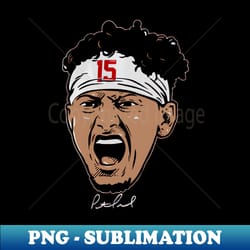 patrick mahomes swag head - instant png sublimation download - perfect for sublimation mastery
