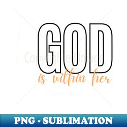 God is within her Psalm 465 Christian - High-Quality PNG Sublimation Download - Create with Confidence