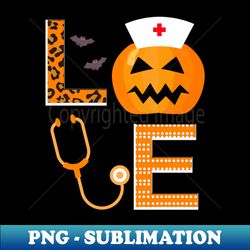 Halloween nurse pumpkin - Instant Sublimation Digital Download - Bring Your Designs to Life