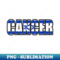 Cancer Israeli Horoscope Heritage DNA Flag - High-Quality PNG Sublimation Download - Create with Confidence