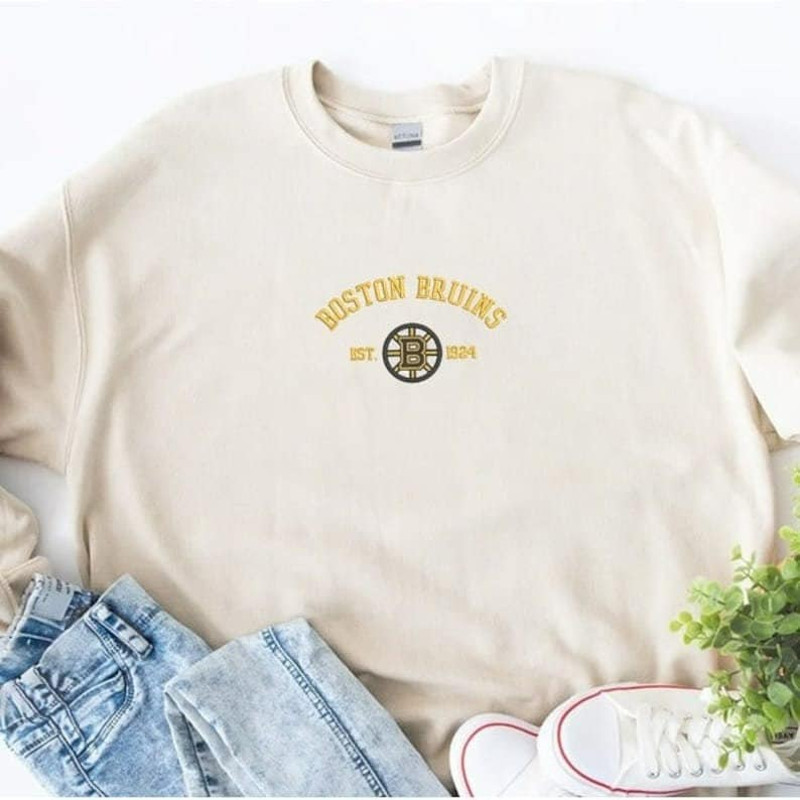 Boston Bruins Embroidered Sweatshirt, NHL Embroidered Sweater, Embroidered NHL Shirt, Hockey Embroidered Hoodie3.jpg