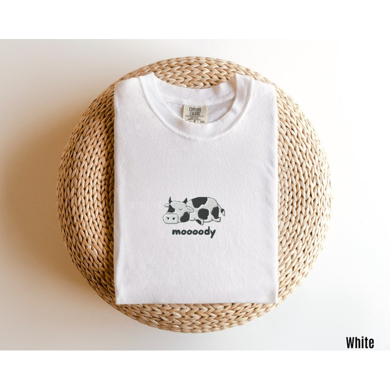 Embroidered Farm Animal Comfort Colors Shirt Cow Shirt Comfort Colors Shirt Comfort Colors T Shirt Embroidered T shirt Funny Shirt Gift7.jpg