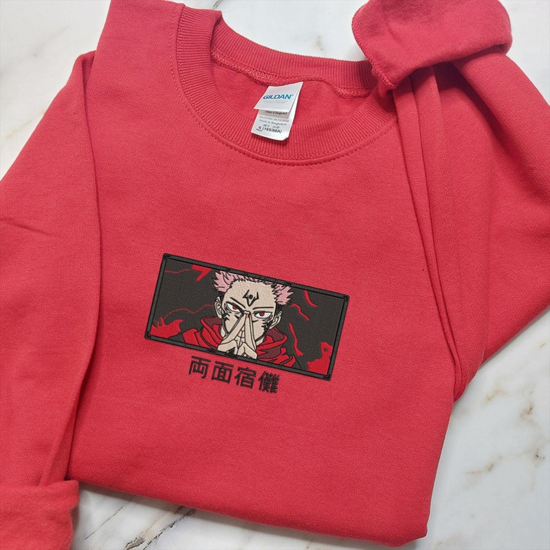 Anime Embroidered Sweatshirt, Embroidered Anime Shirt, Anime Shirt, Embroidered Shirt, Embroidered Hoodie, Anime Tee, Anime Shirt3.jpg