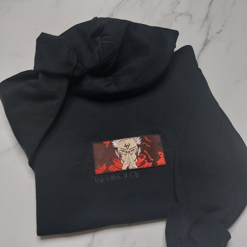 Anime Embroidered Sweatshirt, Embroidered Anime Shirt, Anime Shirt, Embroidered Shirt, Embroidered Hoodie, Anime Tee, Anime Shirt5.jpg