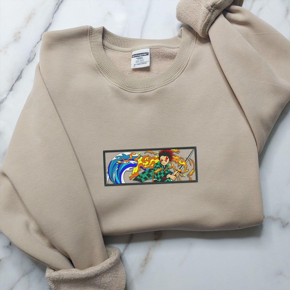 Anime Embroidered Sweatshirt, Embroidered Anime Shirt, Anime Shirt, Embroidered Shirt, Embroidered Hoodie, Anime Tee, Anime Shirt EKNYA010.jpg