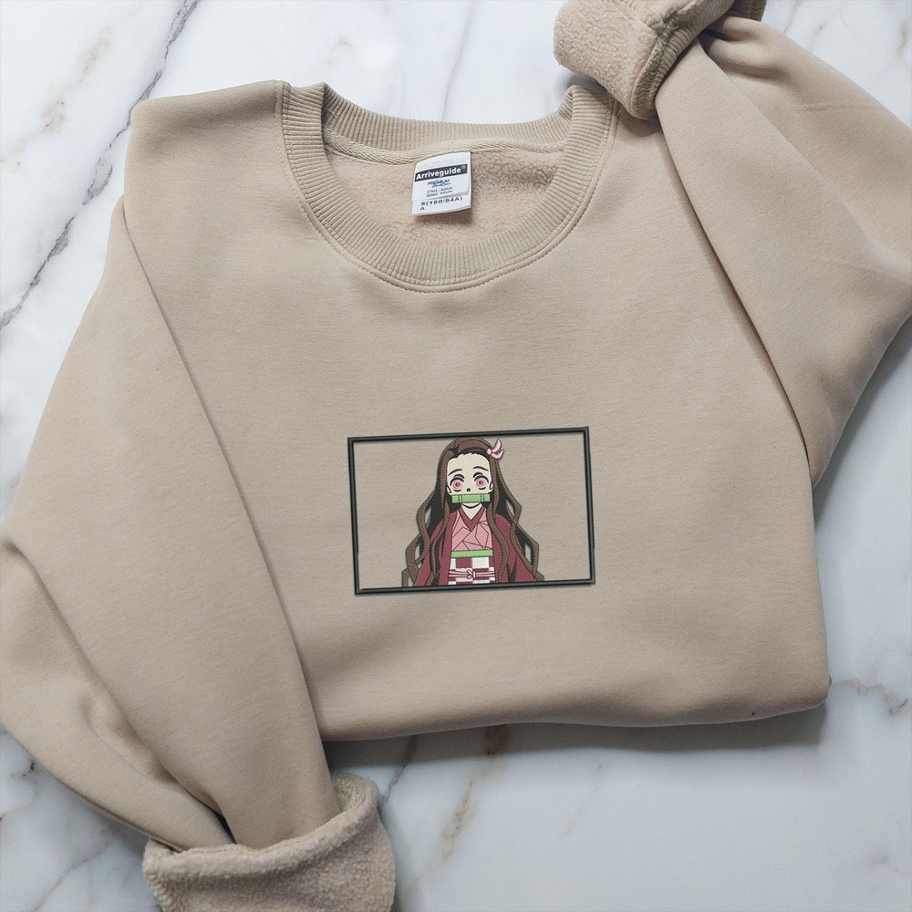 Anime Embroidered Sweatshirt, Embroidered Anime Shirt, Anime Shirt, Embroidered Shirt, Embroidered Hoodie, Anime Tee, Anime Shirt EKNYA015.jpg