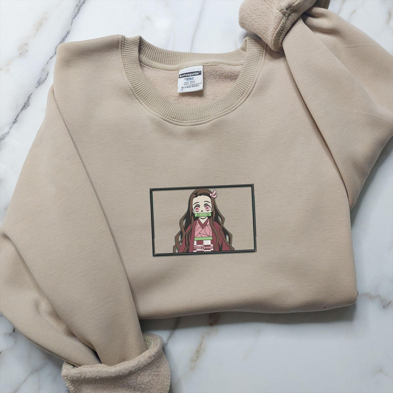 Anime Embroidered Sweatshirt, Embroidered Anime Shirt, Anime Shirt, Embroidered Shirt, Embroidered Hoodie, Anime Tee, Anime Shirt EKNYA015.jpg