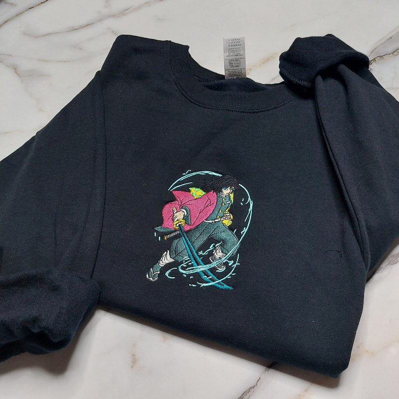 Anime Embroidered Sweatshirt, Embroidered Anime Shirt, Anime Shirt, Embroidered Shirt, Embroidered Hoodie, Anime Tee, Anime Shirt EKNYA034.jpg