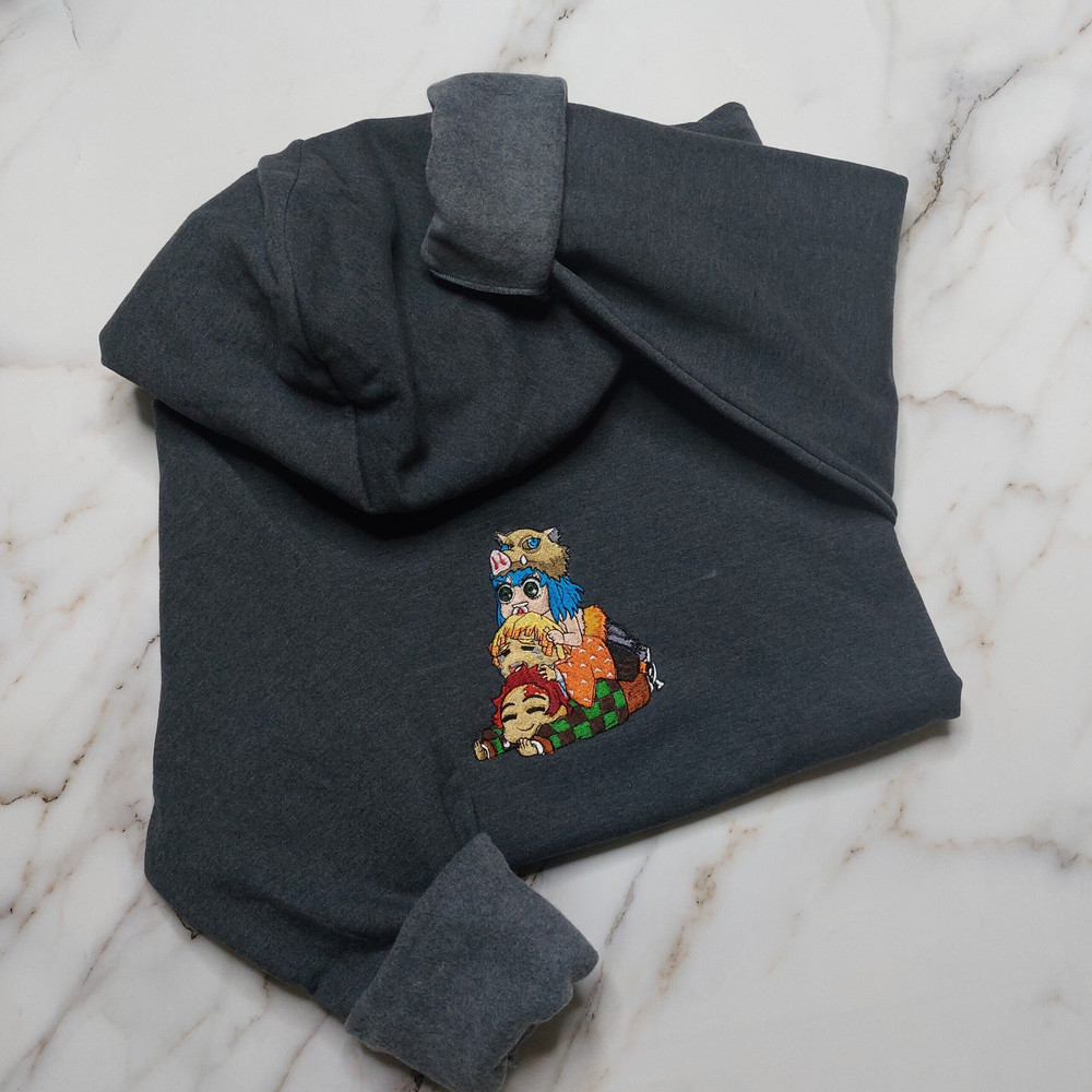 Anime Embroidered Sweatshirt, Embroidered Anime Shirt, Anime Shirt, Embroidered Shirt, Embroidered Hoodie, Anime Tee, Anime Shirt EKNYA063.jpg