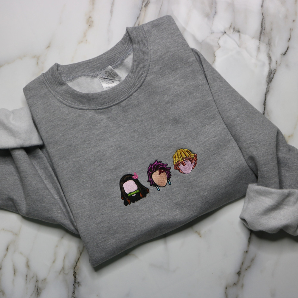 Anime Embroidered Sweatshirt, Embroidered Anime Shirt, Anime Shirt, Embroidered Shirt, Embroidered Hoodie, Anime Tee, Anime Shirt EKNYA067.jpg