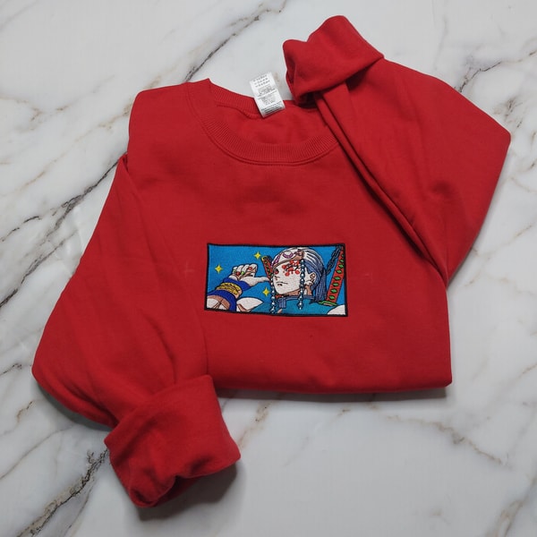 Anime Embroidered Sweatshirt, Embroidered Anime Shirt, Anime Shirt, Embroidered Shirt, Embroidered Hoodie, Anime Tee, Anime Shirt EKNYA133.jpg