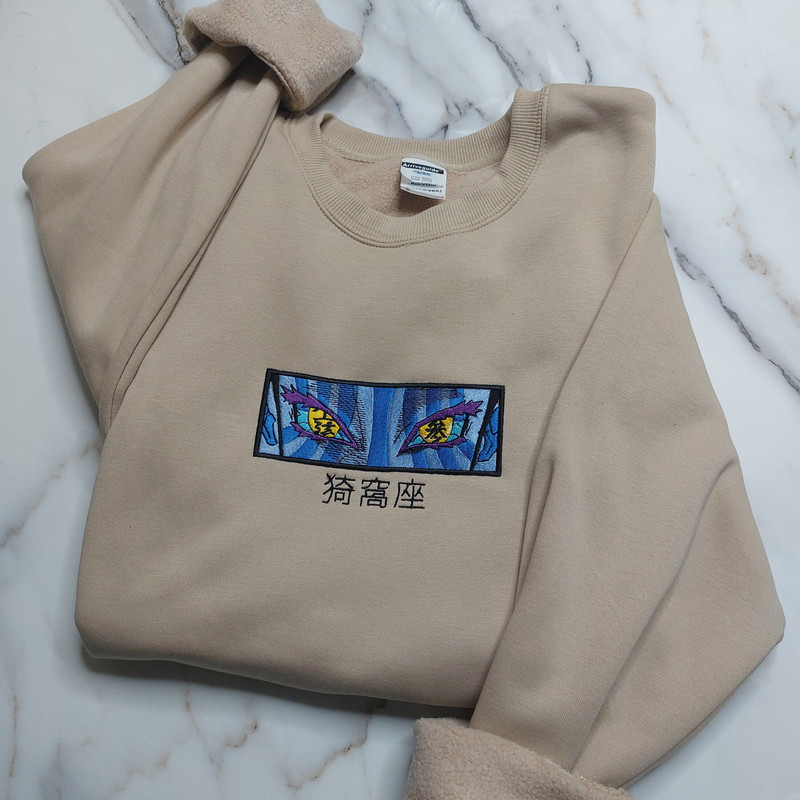 Anime Embroidered Sweatshirt, Embroidered Anime Shirt, Anime Shirt, Embroidered Shirt, Embroidered Hoodie, Anime Tee, Anime Shirt EKNYA141.jpg
