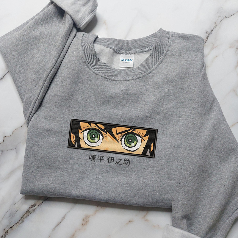 Anime Embroidered Sweatshirt, Embroidered Anime Shirt, Anime Shirt, Embroidered Shirt, Embroidered Hoodie, Anime Tee, Anime Shirt EKNYA143.jpg