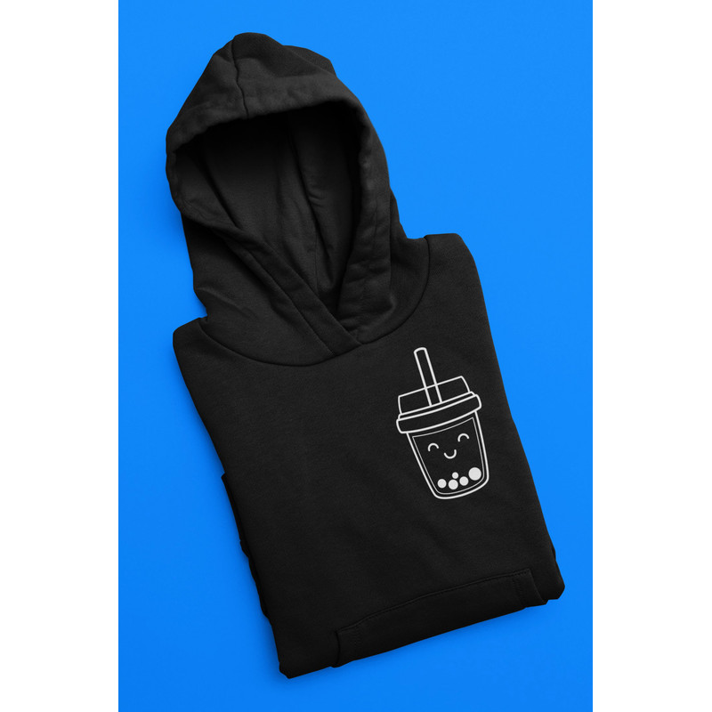 Embroidered Hoodie Boba Tea Hoodie Boba Tea Shirt Custom Embroidery Sweatshirt Crewneck Embroidery Gift.jpg