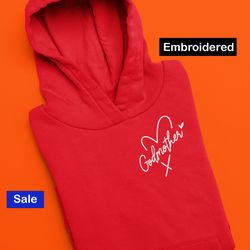 godmother embroidered hoodie godmother embroidery sweatshirt gift for woman godmother gift