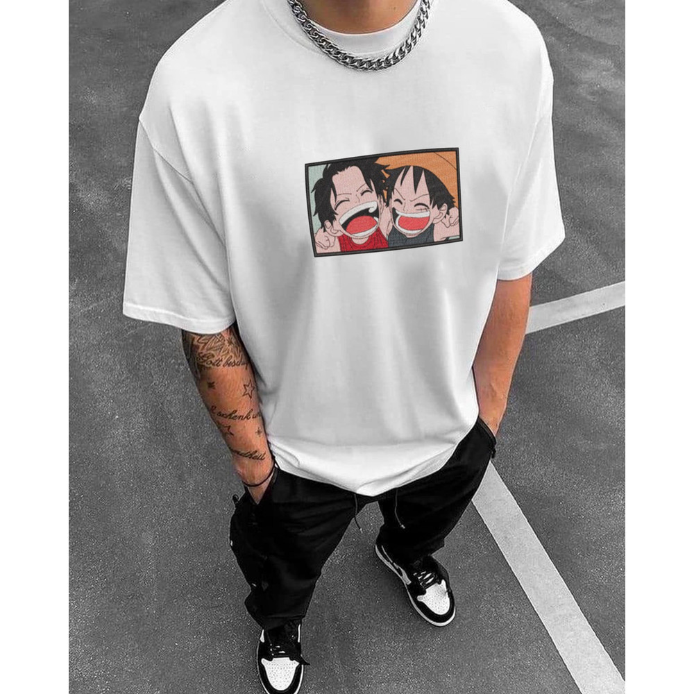 LUFFY AND ACE FRAME ANIME Embroidered1.jpg