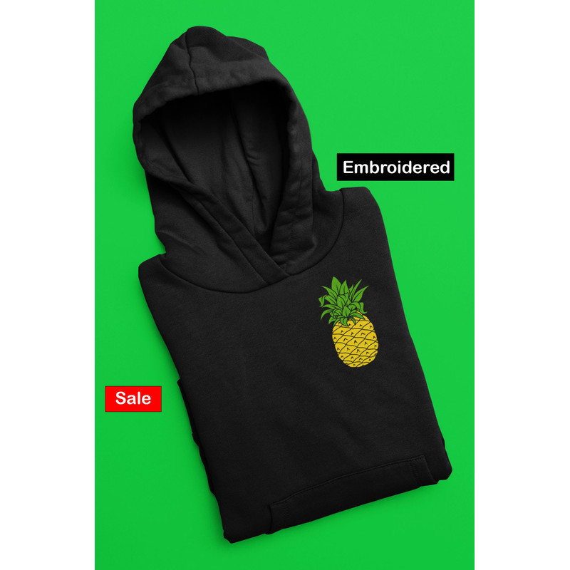 Pineapple Psych Inspired Embroidered Hoodie Psych Merch Embroidery Sweatshirt Aesthetic Hoodie Gift.jpg