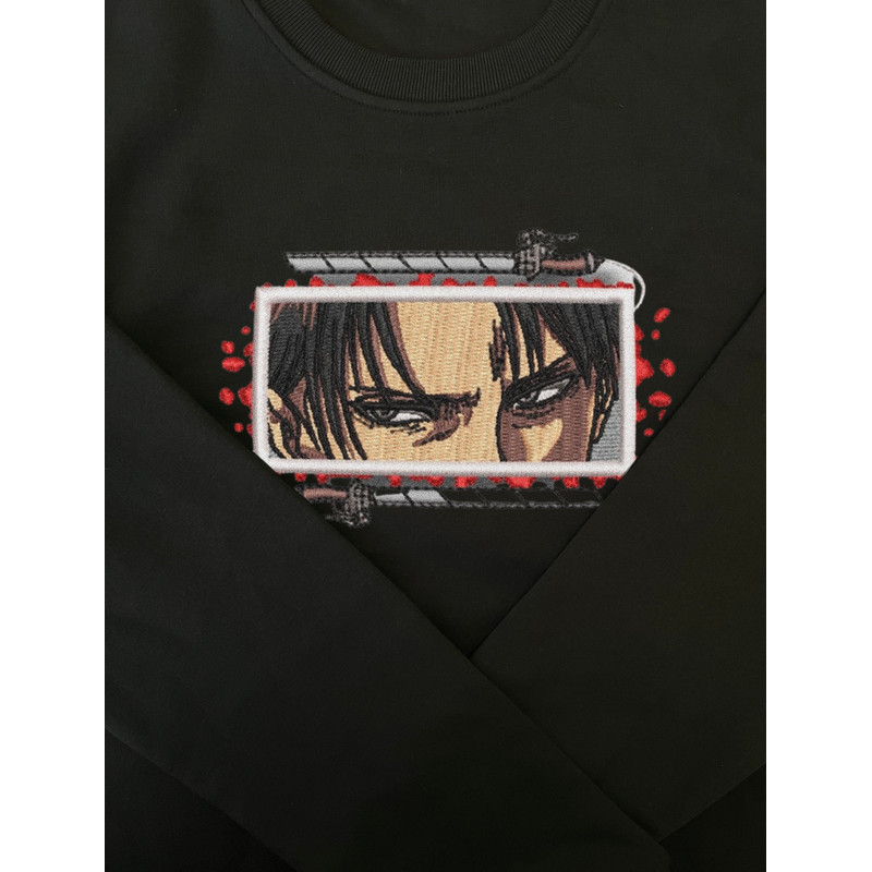 LEVI SWORDS FRAME ANIME Embroidered Sweat3.jpg