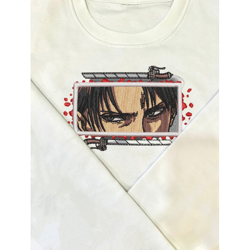 LEVI SWORDS FRAME ANIME Embroidered Sweat9.jpg