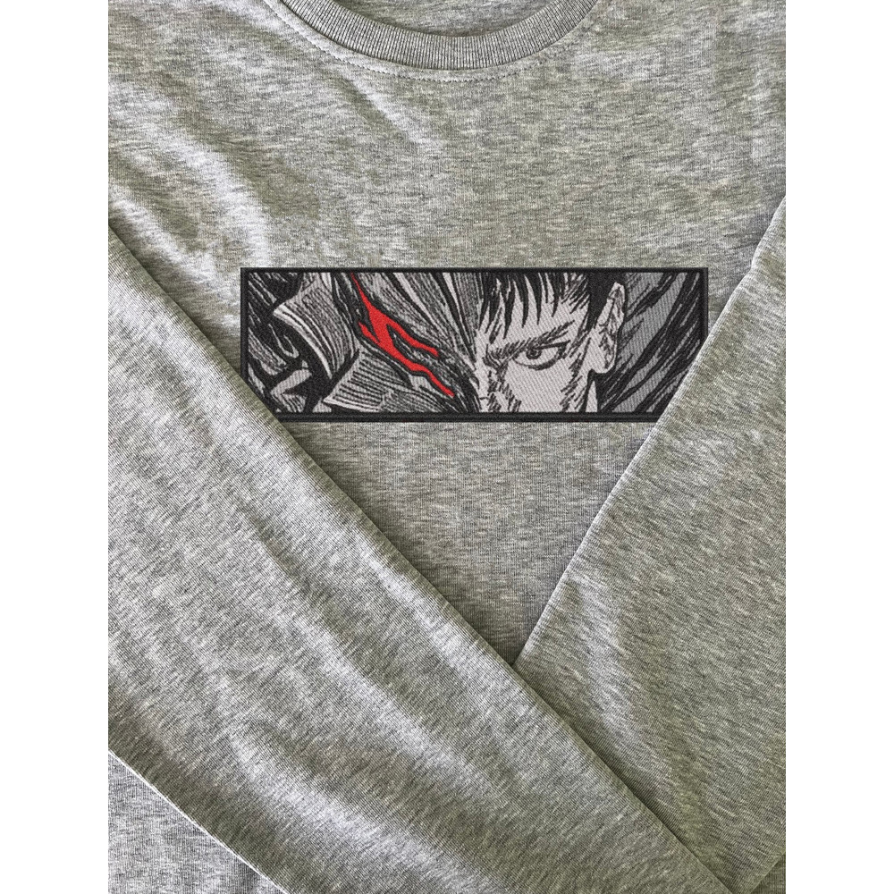 GUTS BLACK AND WHITE FRAME ANIME Embroidered Sweat3.jpg