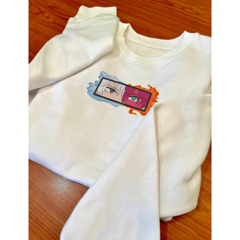 TODOROKI FIRE AND ICE FRAME ANIME Embroidered Sweat7.jpg