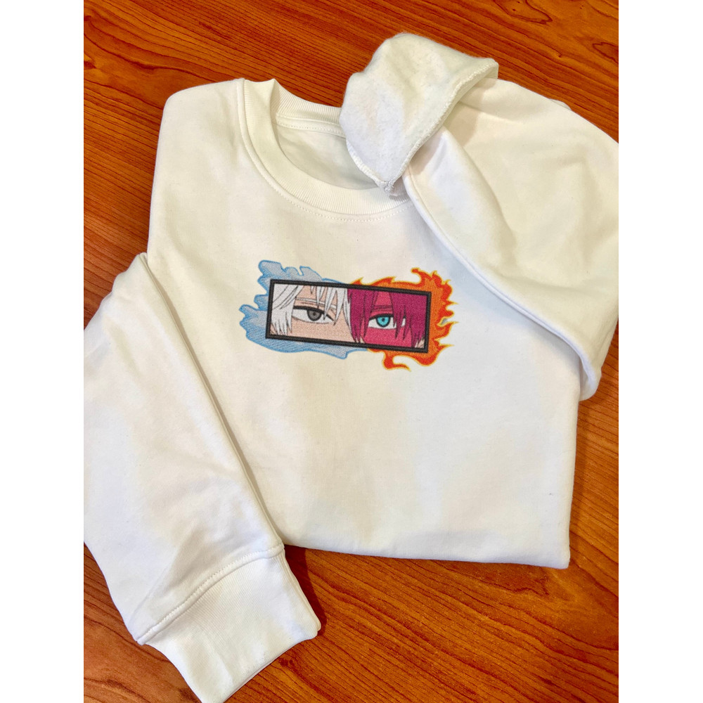 TODOROKI FIRE AND ICE FRAME ANIME Embroidered Sweat9.jpg