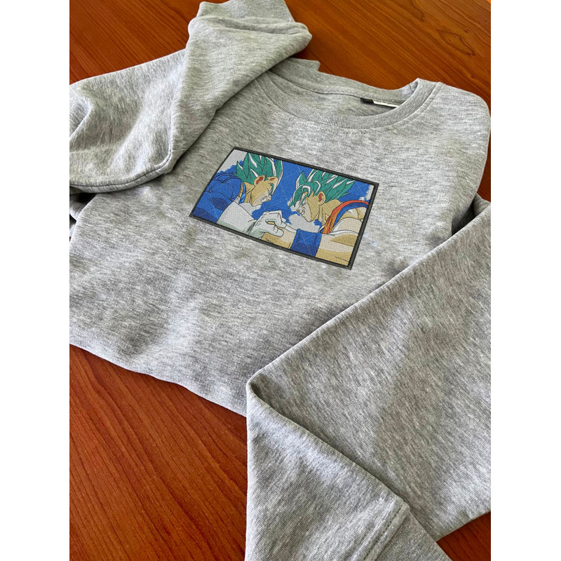VEGETA FIGHT FRAME ANIME Embroidered Sweat1.jpg