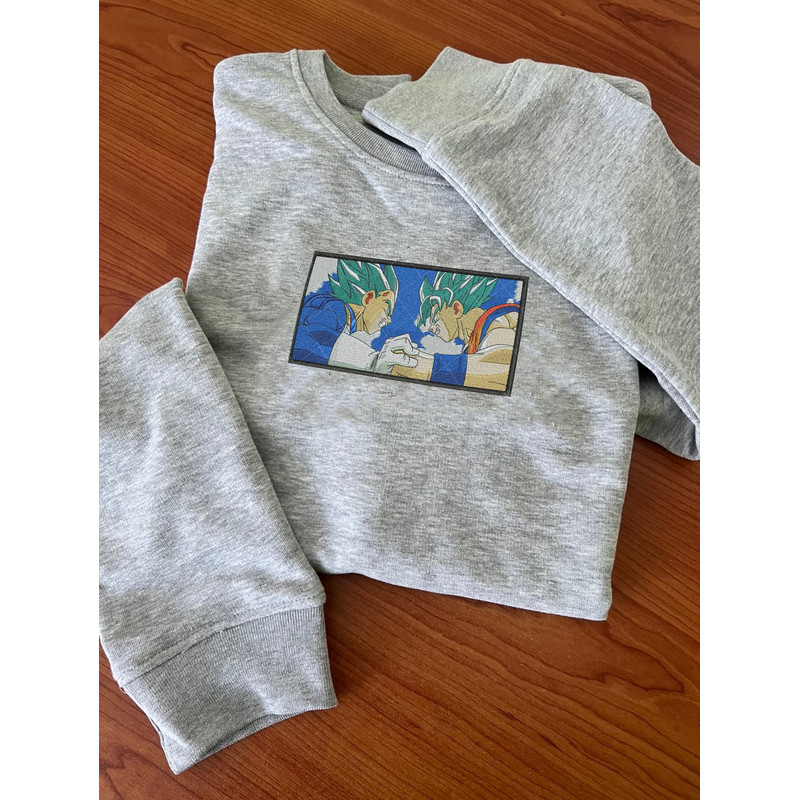 VEGETA FIGHT FRAME ANIME Embroidered Sweat2.jpg