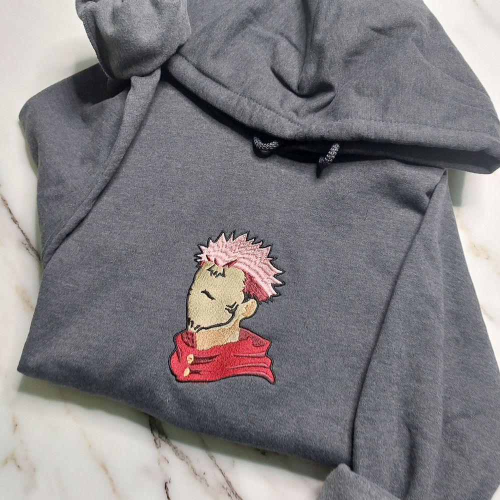 Anime Embroidered Sweatshirt, Embroidered Anime Shirt, Anime Shirt, Embroidered Shirt, Embroidered Hoodie, Anime Tee, Anime Shirt EJUJU006.jpg