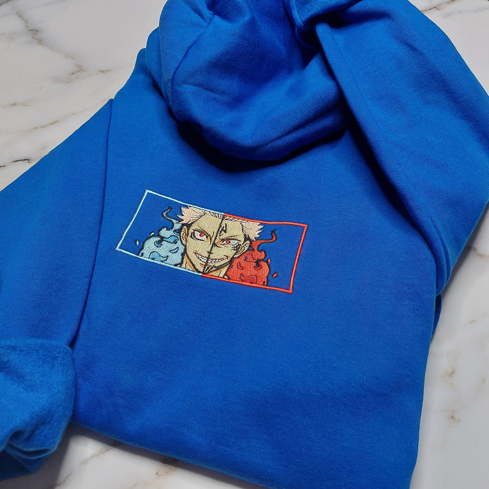 Anime Embroidered Sweatshirt, Embroidered Anime Shirt, Anime Shirt, Embroidered Shirt, Embroidered Hoodie, Anime Tee, Anime Shirt EJUJU019.jpg