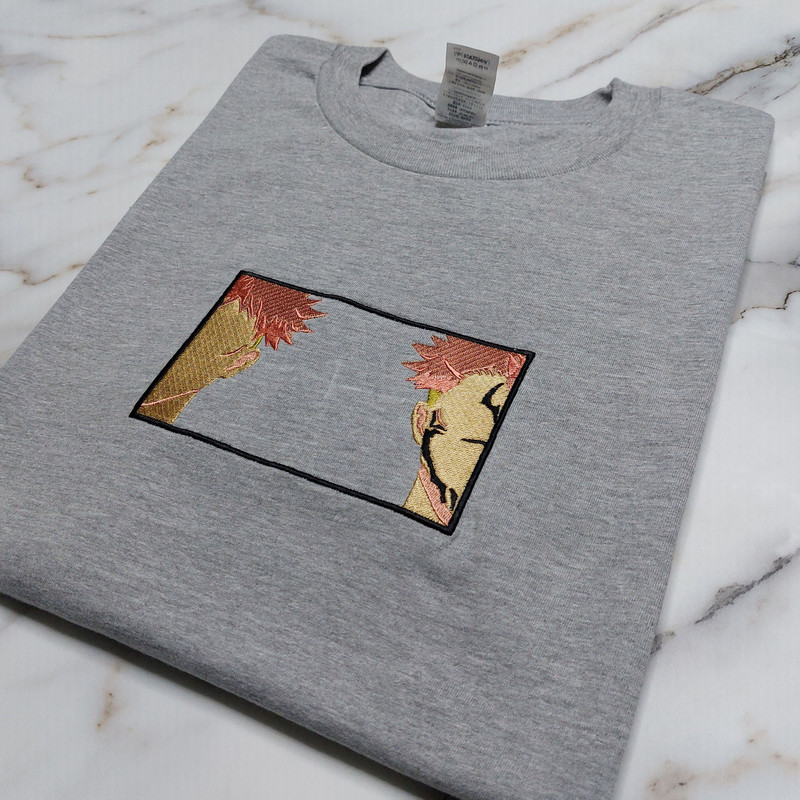 Anime Embroidered Sweatshirt, Embroidered Anime Shirt, Anime Shirt, Embroidered Shirt, Embroidered Hoodie, Anime Tee, Anime Shirt EJUJU028.jpg