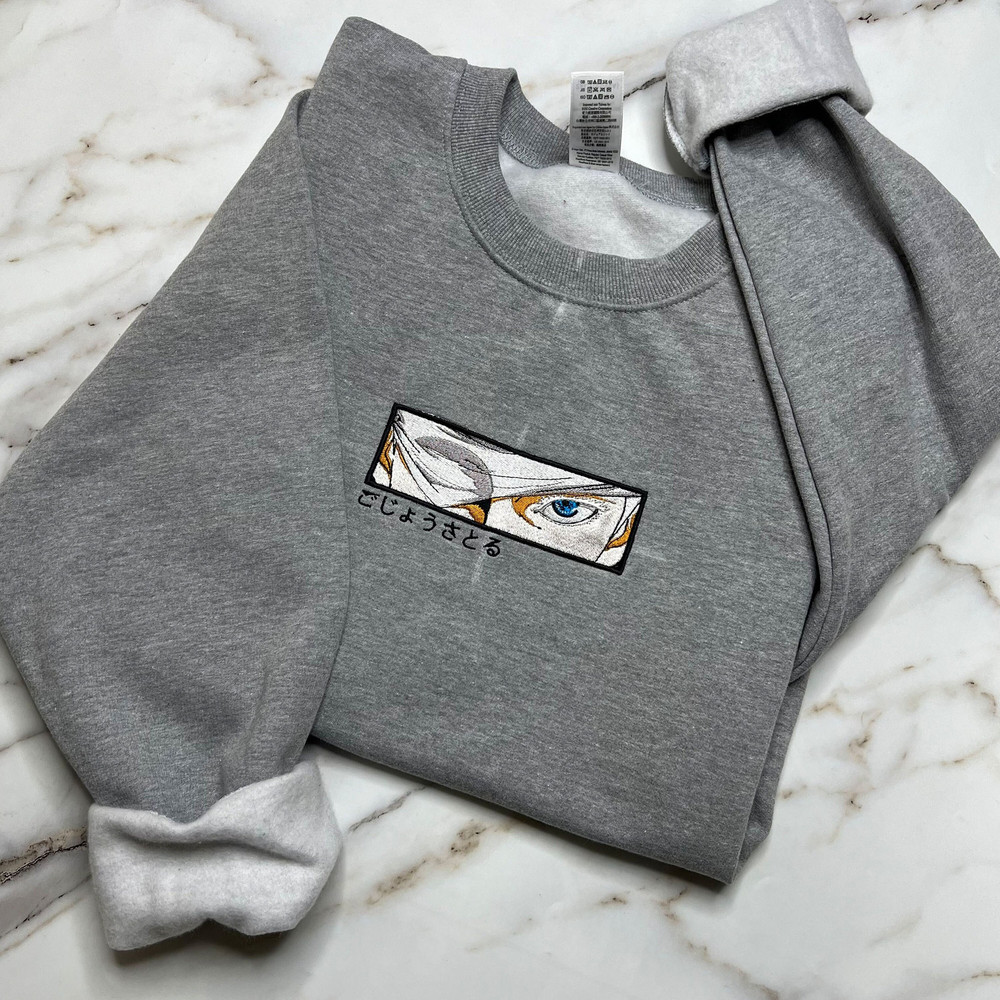Anime Embroidered Sweatshirt, Embroidered Anime Shirt, Anime Shirt, Embroidered Shirt, Embroidered Hoodie, Anime Tee, Anime Shirt EJUJU097.jpg