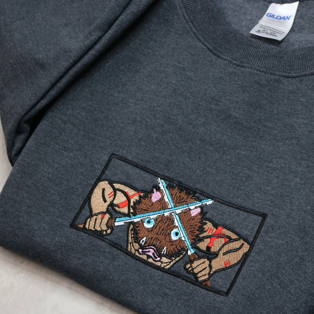 Anime Embroidered Sweatshirt, Embroidered Anime Shirt, Anime Shirt, Embroidered Shirt, Embroidered Hoodie, Anime Tee, Anime Shirt EKNYA021.jpg